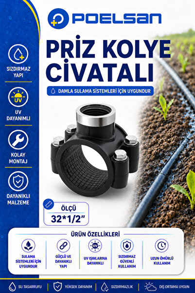 POELSAN PRİZ KOLYE 32*1/2" CİVATALI