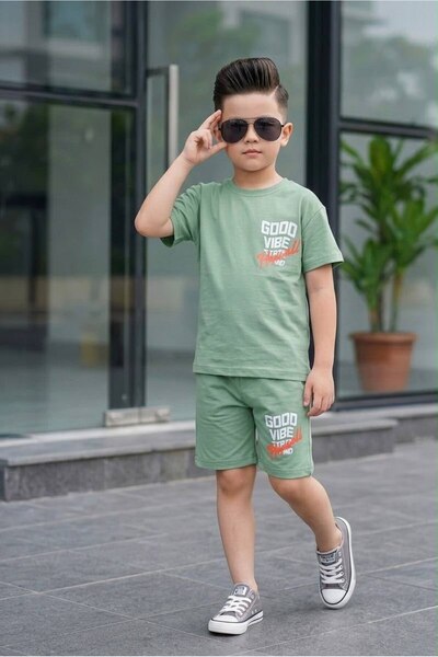 Milanlı Kids Boy's Cotton Summer Set (Top and Bottom)