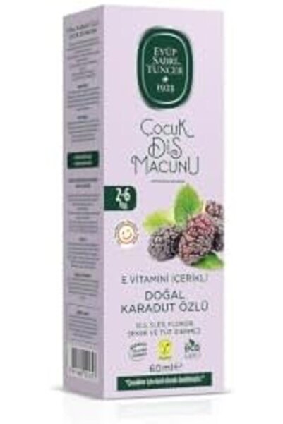 Yıldızan Zg Store Natural Black Mulberry Extract Children's Toothpaste 60ml 1...