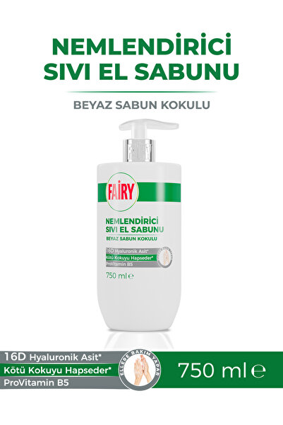 Fairy Sıvı El Sabunu Beyaz Sabun Kokulu 750 ml