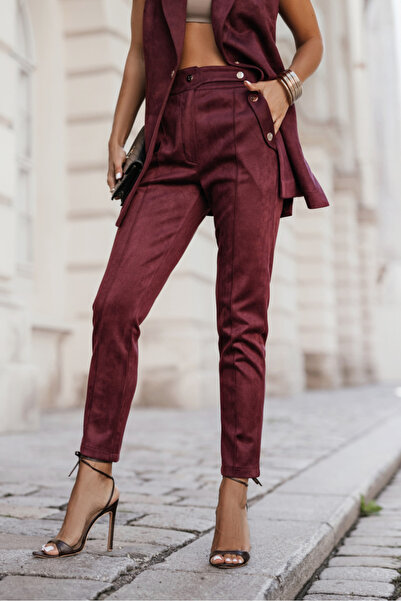 LaBalancia Pantaloni Dama Bordo