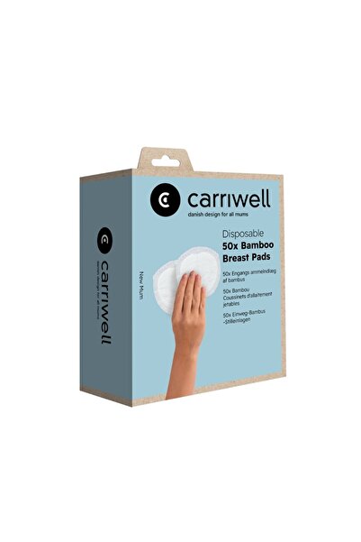 Carriwell Επιθέματα στήθους μιας χρήσης από μπαμπού (50 τεμ.)
