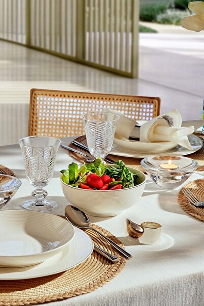 Paşabahçe وعاء بيانكا من البورسلين الأبيض، أدوات مائدة أنيقة، إكسسوارات المطبخ