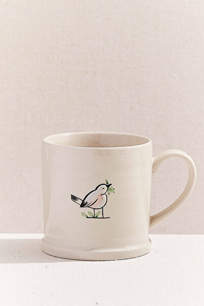 Paşabahçe Serçe Ceramic Mug, Stylish Design