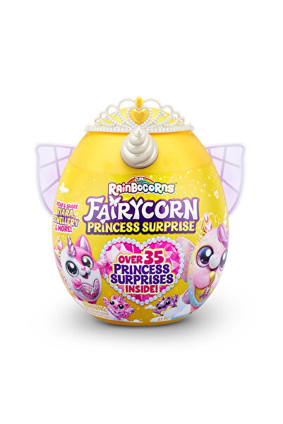 Rainbocorns Surpriza, jucarie de plus, Unicornul Curcubeu Fairycorn Cu Aripi