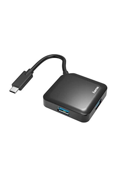 Hama 200112 USB-C Hub, USB 3.2, Black