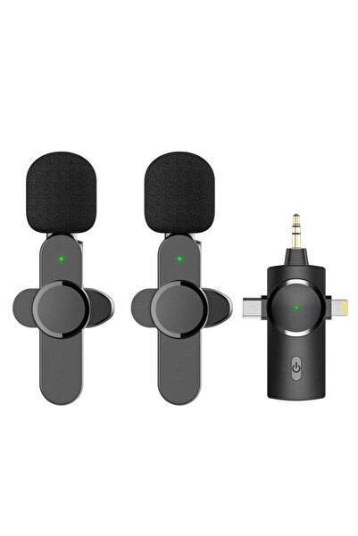 Generic Dual Wireless Lavalier Lapel Microphone for iPhone, Android, Camera -...