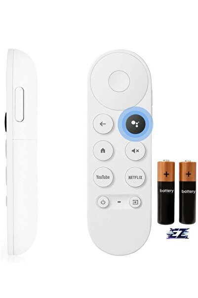 ELTRAZONE جهاز تحكم عن بعد صوتي لجهاز Google Chromecast 4K Snow لبث الوسائط G...