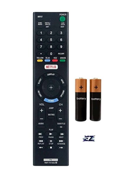 ELTRAZONE New RMT-TX102U Replacement Remote for Sony TV - Compatible with KDL...