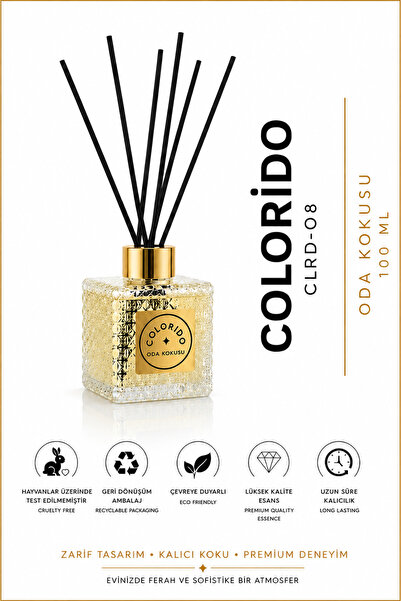 COLORİDO FRESH MELON - FERAH KAVUN 100 ML BAMBU ÇUBUKLU ODA KOKUSU CLRD-O08