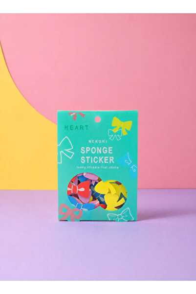 Midi Sponge Stickers in the Shape of a Bow - Nikoni