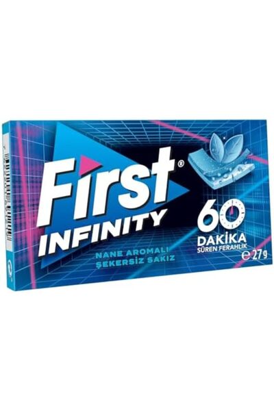 Yıldızan atu shop First Infinity 60 Dk Nane Aromalı Şekersiz Sakız 27 gr 511005