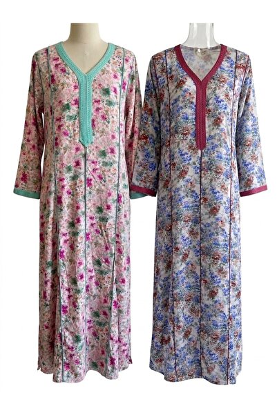 Zinora 2 PCS women maxi dress, Ladies Jalabiya full Sleeve Emirati Mukhawar D...