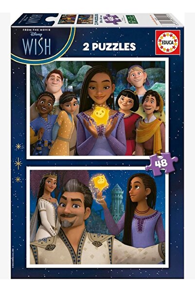 Educa Puzzle Educa 2X48 Piece Double Puzzle for Children 4-6 Years Old - Disn...