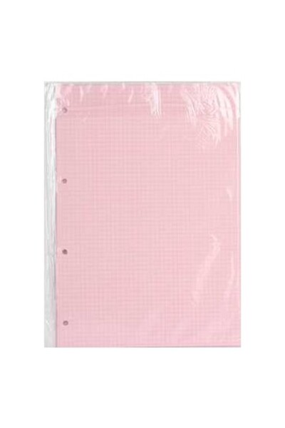 Dilman College Refill A4 Checkered Pink