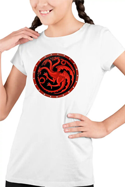 OEM Παιδικό Κοριτσίστικο Μπλουζάκι Game of Thrones με το Έμβλημα των Ταργκάριεν