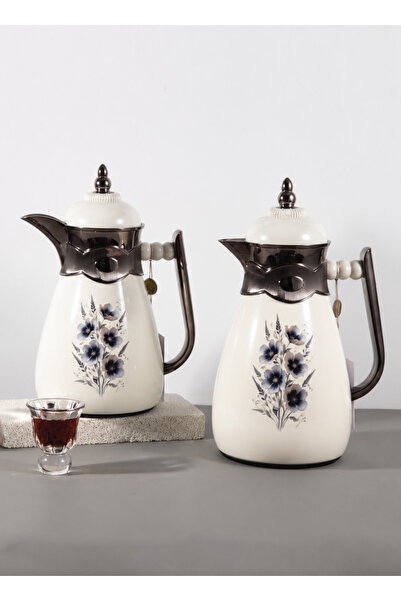 ALQANNAS Trumis 2-Piece Set for Tea and Coffee, 1 Liter Capacity and 07. Stai...