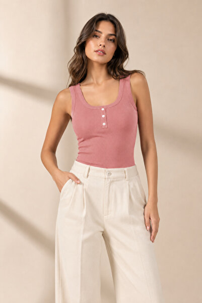fevien Women's Thick Strap Front Buttoned Cotton Camisole Undershirt - Casual...