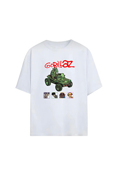 Grafftee Clothing Gorillaz Design Premium Unisex Cotton T-Shirt |   Specially...