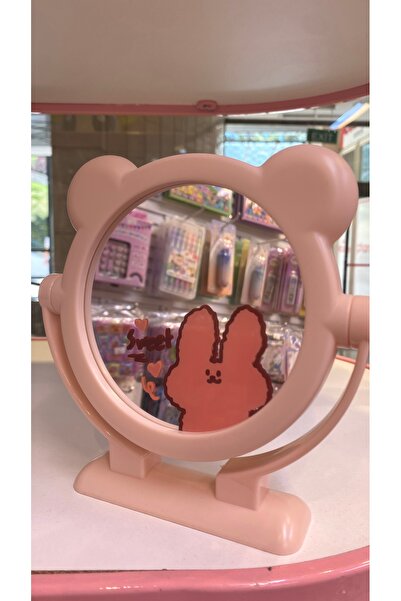 Sakura Konsept Butik Kawaii Ayna Sevimli Masaüstü Figürlü Pastel Renk Çift Ta...