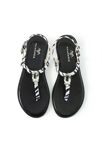 MaiaMarca Maia Vega Stone Sandals - Zebra