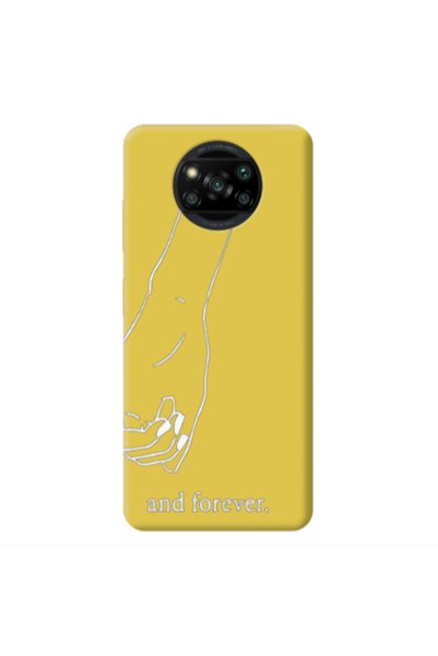Other Xiaomi Poco X3 /X3 Pro And forewer Yellow Colored Silicone TPU Θήκη