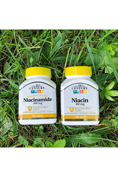 21st Century Niacinamidă 500 mg Comprimate cu eliberare prelungită, 110 bucăți