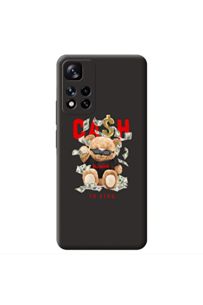 Other Xiaomi Redmi Note 11 Pro 5G Cash is king Black Colored Silicone TPU Θήκη