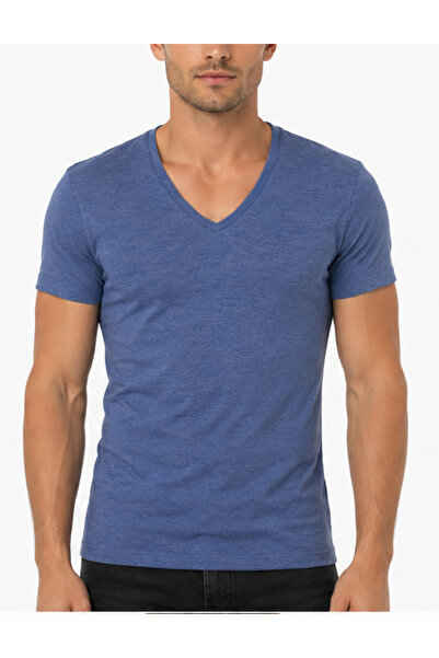 Evendi T-Shirt - Μπλε - Χαλαρή εφαρμογή