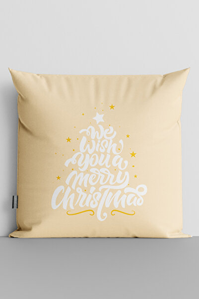TicaretJet We Wish You a Merry Christmas Written New Year's Double Side Digit...
