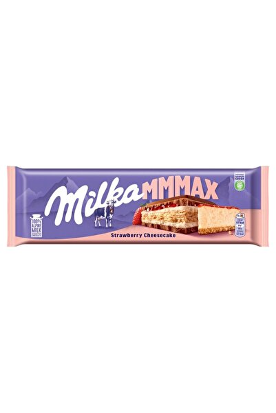 Milka Biscuiti cu umplutura de cheesecake si capsuni, Milka, 300 g