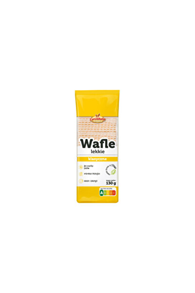 OEM Napolitane usoare Eurowafel 130g, vegane, fara zahar, cu gluten