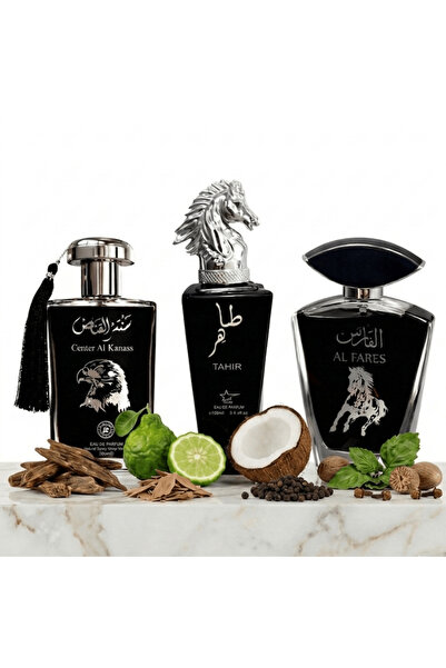 Ayelet Set de 3 parfumuri bărbătești orientale 100 ML - Center Al Kanass + Ta...