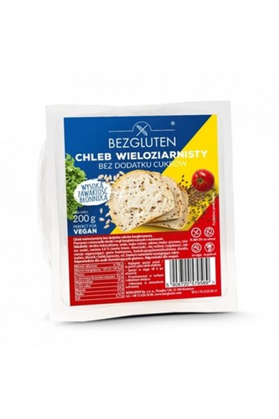 BEZGLUTEN Pâine multicereale fără zahăr adăugat 200g