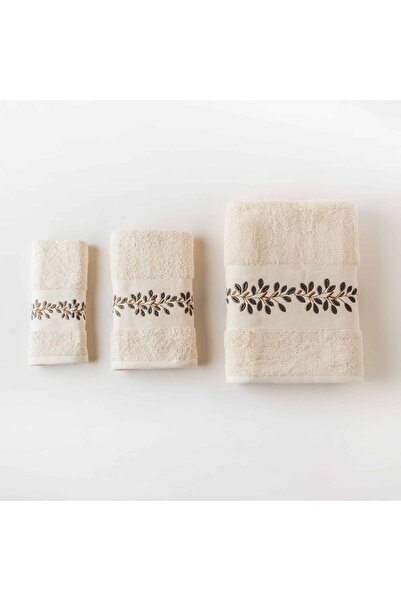 Orange Bed & Bath AVANTI | 100% Cotton Embroidered 3-Piece Towel Set
