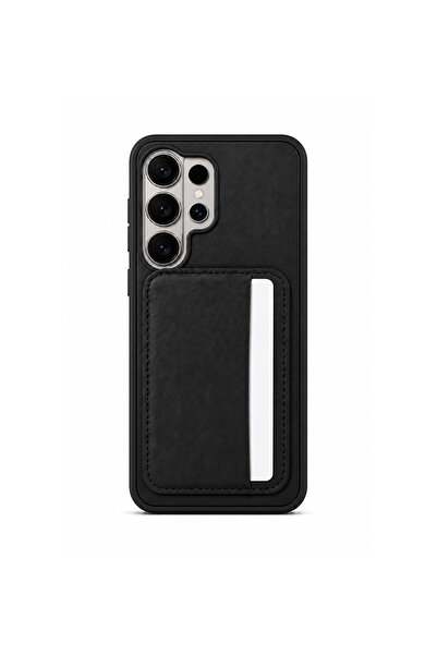 Mopal Cardx Samsung S26 Ultra Uyumlu Vegan Deri Kartlıklı Kamera Korumalı Kıl...