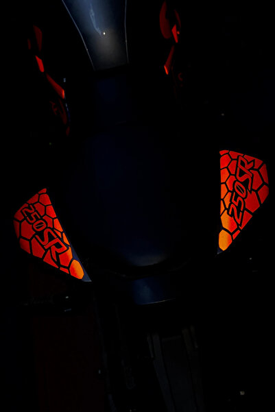 Banxtre Reflective Honeycomb Tail Sticker Decal Compatible for Cfmoto 250Sr T...