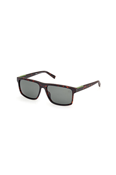Timberland Dark Havana Polarized Injected Male Sunglasses