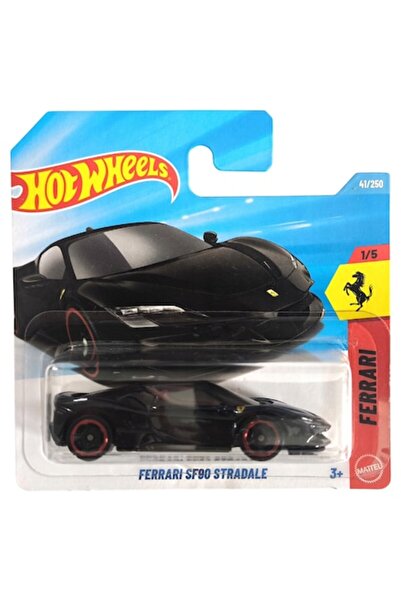 HOT WHEELS Ferrari SF90 Stradale Mașină Metalică Neagră 2026