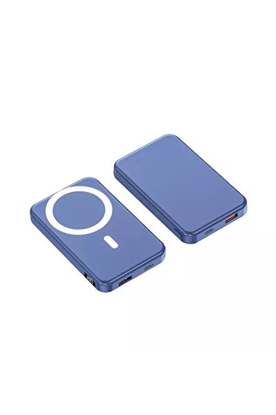 TU&YA Baterie externă magnetică wireless 10.000 mAh, 3 în 1, cu ecran LED, în...