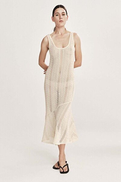 H&M Crochet-look midi dress