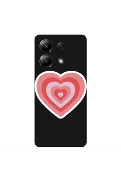 Other Xiaomi Redmi Note 13 4G My Heart Is Yours Black Colored Silicone TPU Θήκη