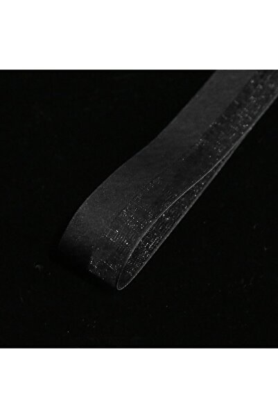 OEM Panglică din Organza Neagră 2,6 cm 18,28m
