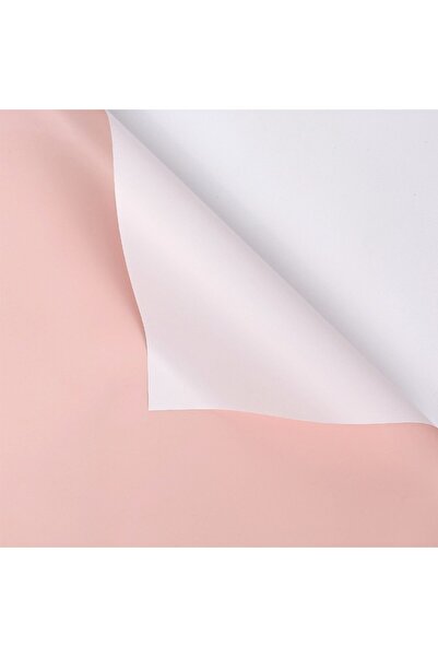 OEM Celofan Bicolor Plastic Roz Alb 58x58 cm