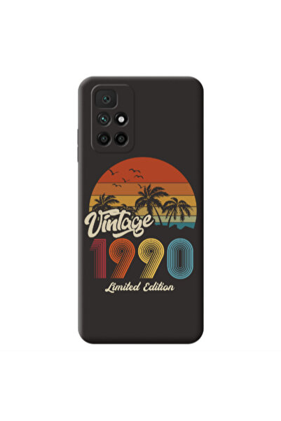 Other Xiaomi Redmi 10 2022 Vintage Black Colored Silicone TPU Θήκη