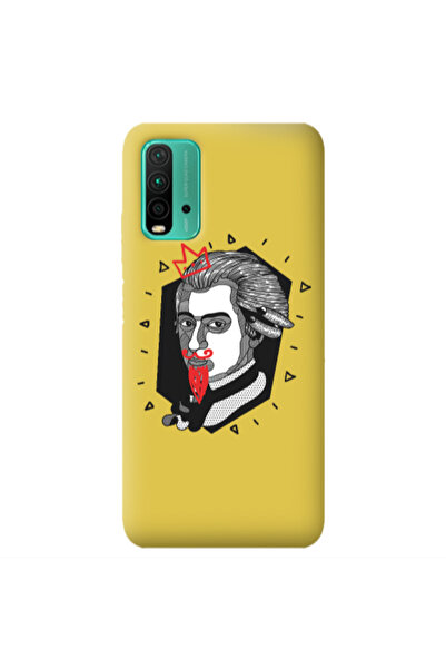 Other Xiaomi Poco M3 Bearded Yellow Colored Silicone TPU Θήκη