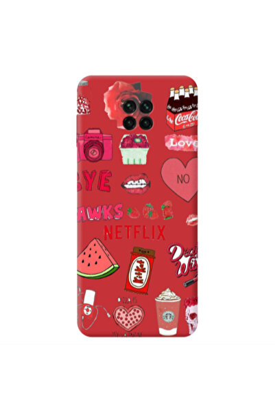 Other Xiaomi Redmi Note 9 Pro pizza is my valentine Red Colored Silicone TPU ...