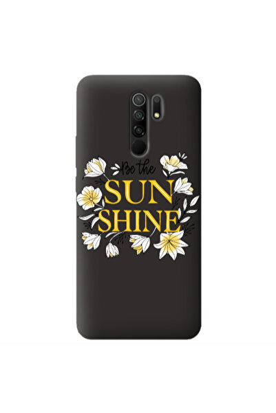 Other Xiaomi Redmi 9 Sun Shine Black Colored Silicone TPU Θήκη