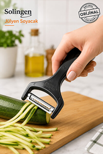 Solingen Julienne Peeler Stainless Steel Blade Vegetable Fruit Peeler Zucchini Carrot Slicer