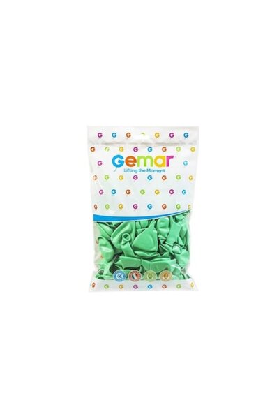 Gemar Set de 100 baloane verde mentă de 26 cm